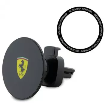 Ferrari Soporte magnético para móvil de coche FECHMMAK para rejilla de ventilación, negro, colección 2023, compatible con MagSafe