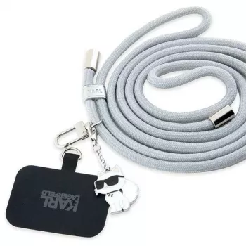 Karl Lagerfeld Cordón universal para móvil CBDY (gris)