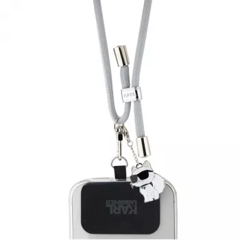 Karl Lagerfeld Cordón universal para móvil CBDY (gris)