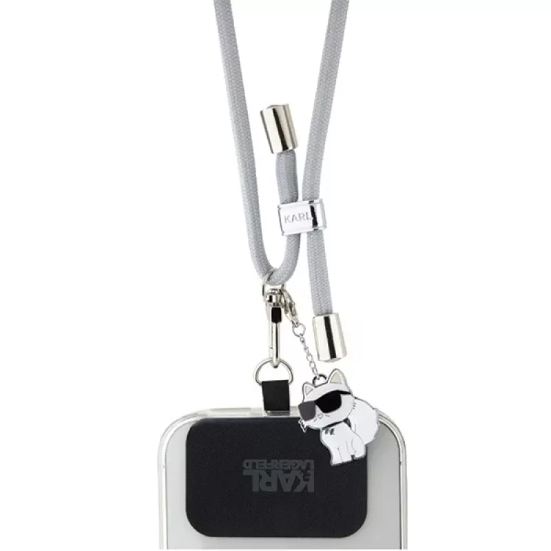 Karl Lagerfeld Cordón universal para móvil CBDY (gris)