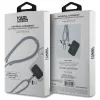 Karl Lagerfeld Cordón universal para móvil CBDY (gris)
