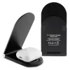 Karl Lagerfeld Cargador inalámbrico plegable 2 en 1 KLDCRFALCHNK 15W negro Choupette MagSafe