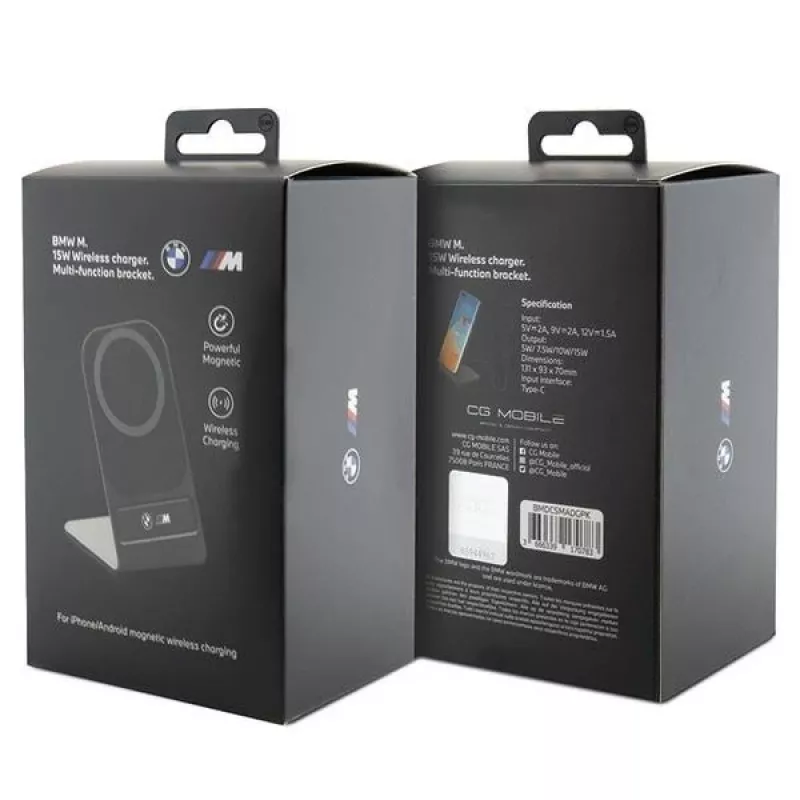 BMW M Edition Base de carga inalámbrica MagSafe 15W negra