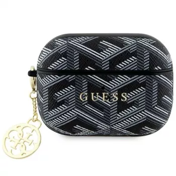 Guess GUAP2PGCE4CK Funda para AirPods Pro 2 (2022/2023) negra GCube Charm