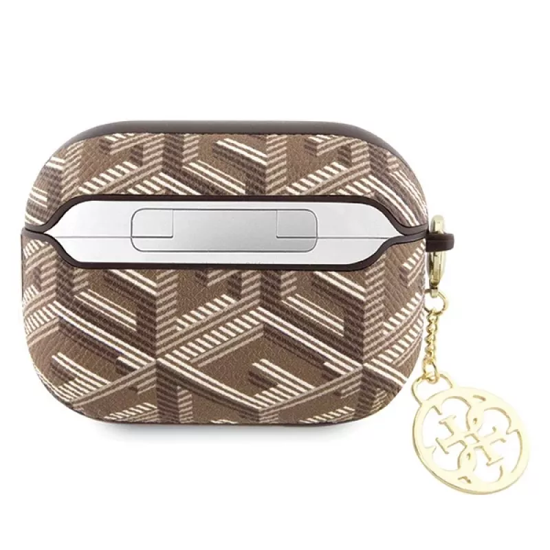 Guess GUAP2PGCE4CW Funda para AirPods Pro 2 (2022/2023) marrón GCube Charm