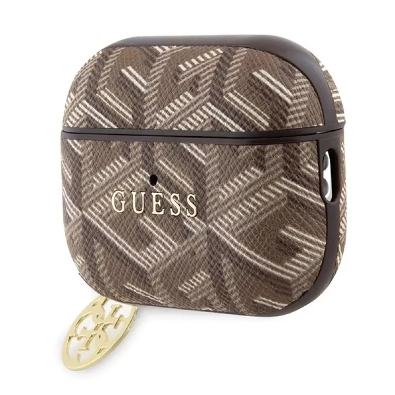 Guess GUAP2PGCE4CW Funda para AirPods Pro 2 (2022/2023) marrón GCube Charm