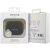 Guess GUAP2PGEHCDK Funda para AirPods Pro 2 (2022/2023) negra con colgante de corazón de diamante brillante fijo