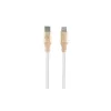 Guess GUCLLALRGDD Cable USB-C a Lightning 1,5 m carga rápida oro claro con logo en relieve