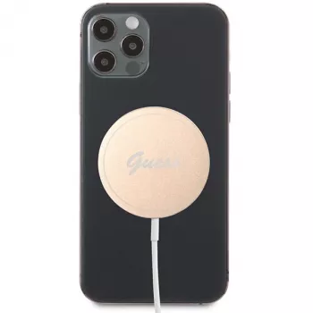 Guess GUCBMSLRD Base de carga inalámbrica MagSafe 15W - Oro