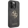 Guess GUHCP15L4GMGGR Funda rígida para iPhone 15 Pro 6,1 inch - Gris 4G Big Metal Logo