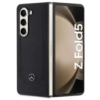 Mercedes-Benz MEHCZFD5ARMBK Funda rígida de piel Urban para Samsung Galaxy Z Fold5 - Negra
