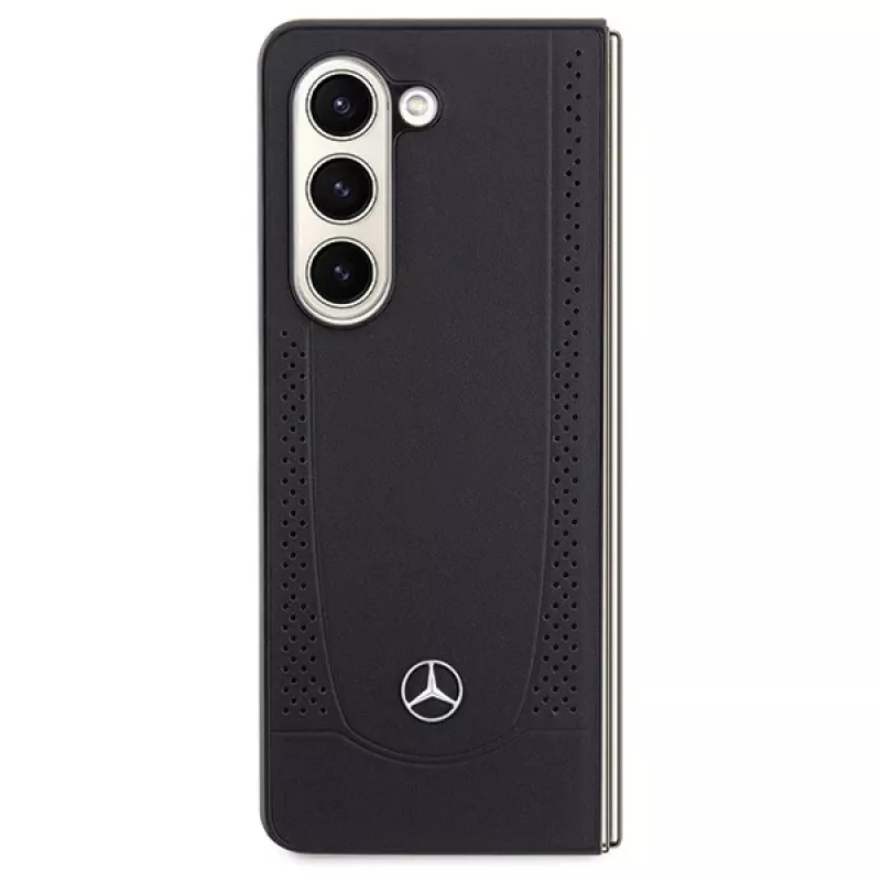 Mercedes-Benz MEHCZFD5ARMBK Funda rígida de piel Urban para Samsung Galaxy Z Fold5 - Negra