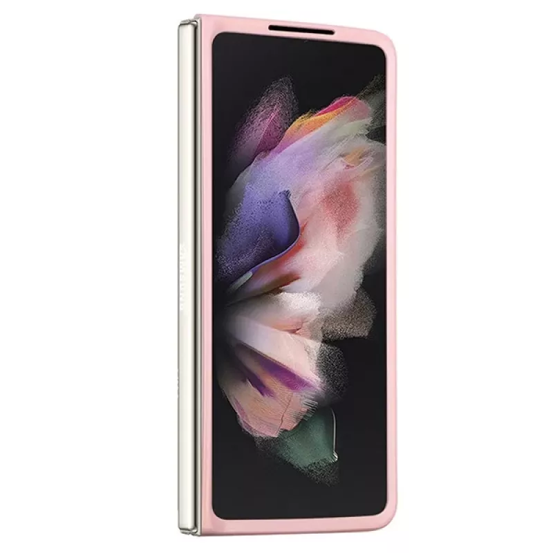 Guess GUHCZFD5HGGSHP F946 Funda rígida Glitter Script para Samsung Galaxy Z Fold5 - Rosa