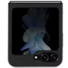Karl Lagerfeld Funda rígida Saffiano Karl & Choupette Pin para Samsung Galaxy Z Flip5, negra