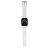 Karl Lagerfeld Correa KLAWMSLKCNH para Apple Watch 38/40/41mm blanca de goma 3D con cabezas de Karl & Choupette