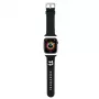 Karl Lagerfeld Correa de goma 3D con cabeza de Choupette para Apple Watch 38/40/41mm negra