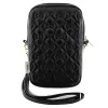 Hello Kitty Quilted Bows Strap - bolso bandolera para móvil (negro)