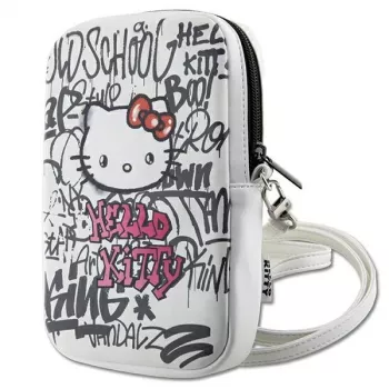 Hello Kitty Bolso de hombro Graffiti Kitty Head blanco