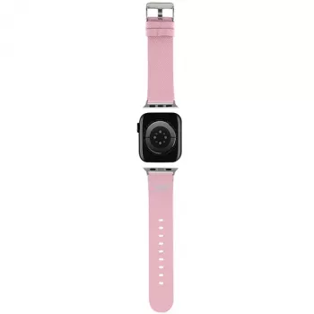 Hello Kitty HKAWMPGKHP Correa de silicona para Apple Watch 38/40/41mm rosa