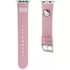 Hello Kitty HKAWMPGKHP Correa de silicona para Apple Watch 38/40/41mm rosa