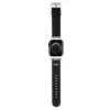 Hello Kitty HKAWMPSAPSK Correa para Apple Watch 38/40/41mm Negra Silicona Heads & Bows Muster