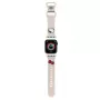 Hello Kitty HKAWMSCHBLE Correa de silicona para Apple Watch 38/40/41mm - Beige