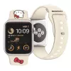 Hello Kitty HKAWMSCHBLE Correa de silicona para Apple Watch 38/40/41mm - Beige