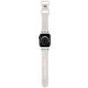 Hello Kitty HKAWMSDGPTE Correa para Apple Watch 38/40/41mm Beige Silicona Graffiti Tags