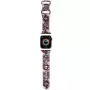Hello Kitty HKAWMSDGPTP Correa de silicona para Apple Watch 38/40/41mm Rosa Graffiti Tags