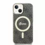 Guess GUHMP15SH4STW iPhone 15 / 14 / 13 6,1 pulgadas Funda rígida Marrón IML 4G MagSafe