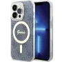 Guess GUHMP15LH4STB iPhone 15 Pro 6,1 pulgadas Funda rígida Azul IML 4G MagSafe