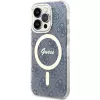 Guess GUHMP15LH4STB iPhone 15 Pro 6,1 pulgadas Funda rígida Azul IML 4G MagSafe