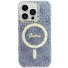 Guess GUHMP15LH4STB iPhone 15 Pro 6,1 pulgadas Funda rígida Azul IML 4G MagSafe