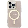 Guess GUHMP15LH4STP Funda rígida para Apple iPhone 15 Pro 6,1 pulgadas Rosa IML 4G MagSafe