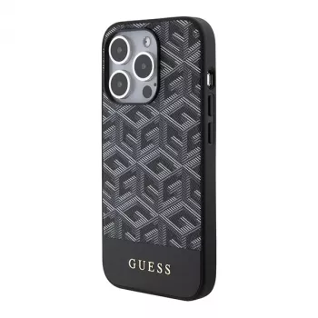 Guess GUHMP15XHGCFSEK iPhone 15 Pro Max 6,7 Negra Funda rígida GCube Stripes MagSafe