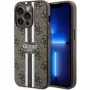 Guess GUHMP15LP4RPSW iPhone 15 Pro 6,1 pulgadas Funda rígida Marrón Rayas Impresas MagSafe