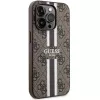 Guess GUHMP15LP4RPSW iPhone 15 Pro 6,1 pulgadas Funda rígida Marrón Rayas Impresas MagSafe