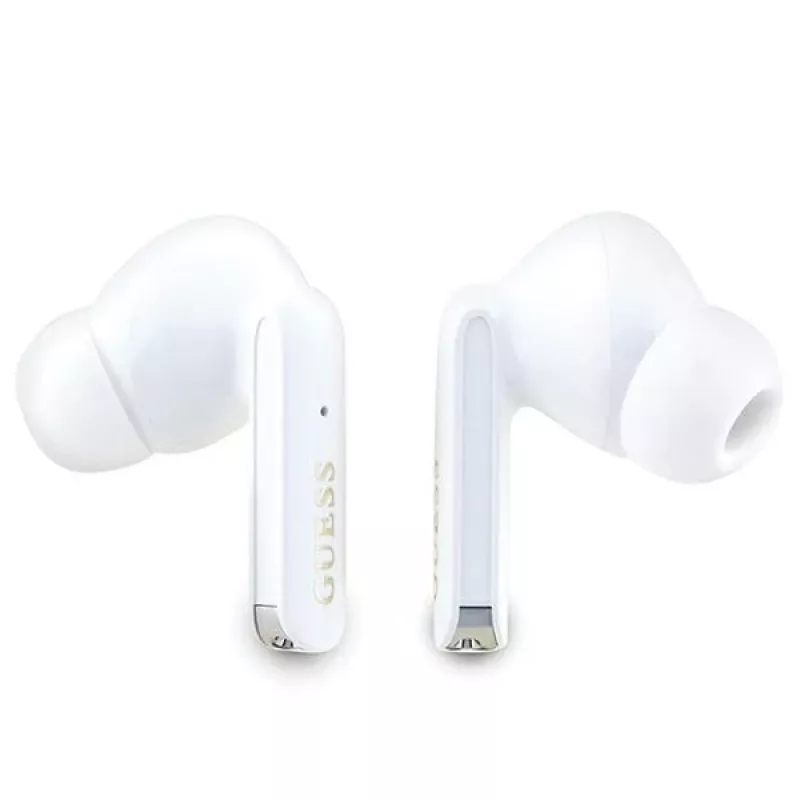 Guess Glitter Gradient Auriculares Bluetooth TWS con estuche de carga (Dorado)
