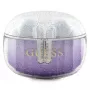 Guess Glitter Gradient Auriculares True Wireless Bluetooth con estuche de carga (Lila)