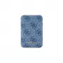 Guess Batería externa inalámbrica 5000mAh Azul 4G Piel Metal Logo MagSafe 15W