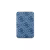 Guess Batería externa inalámbrica 5000mAh Azul 4G Piel Metal Logo MagSafe 15W