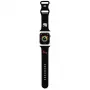 Hello Kitty HKAWLSCHBLK Correa de silicona para Apple Watch 42/44/45/49mm Negra