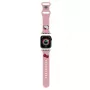 Hello Kitty HKAWLSCHBLP Correa de silicona para Apple Watch 42/44/45/49mm Rosa