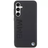 BMW S23 FE S711 funda de piel estampada en caliente negra para Samsung Galaxy S23 FE