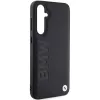 BMW S23 FE S711 funda de piel estampada en caliente negra para Samsung Galaxy S23 FE