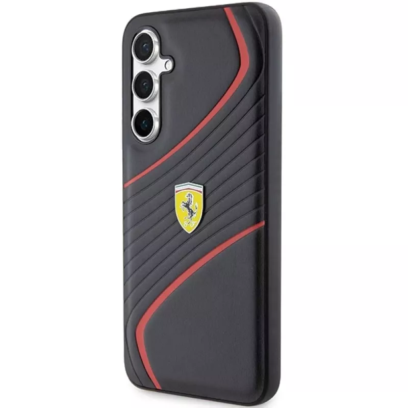 Ferrari FEHCS23FEPTWK S23 FE S711 Funda rígida Twist Metal Logo Negra