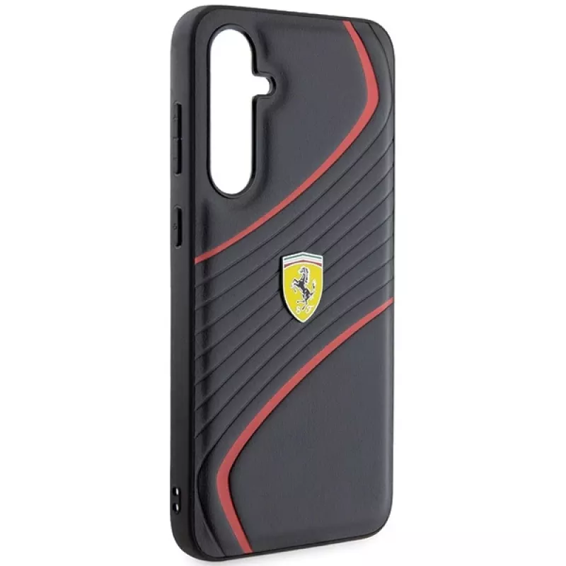 Ferrari FEHCS23FEPTWK S23 FE S711 Funda rígida Twist Metal Logo Negra
