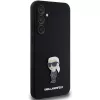Karl Lagerfeld KLHCS23FEMHKNPK S23 FE S711 Funda protectora Negra Silicona Ikonik Metal Pin