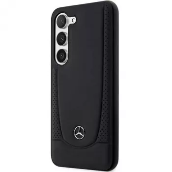 Mercedes-Benz S23 FE carcasa rígida de piel Urban Black para Samsung Galaxy S23 FE