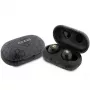Guess 4G Metal Logo auriculares Bluetooth TWS ENC con estuche de carga (negro)